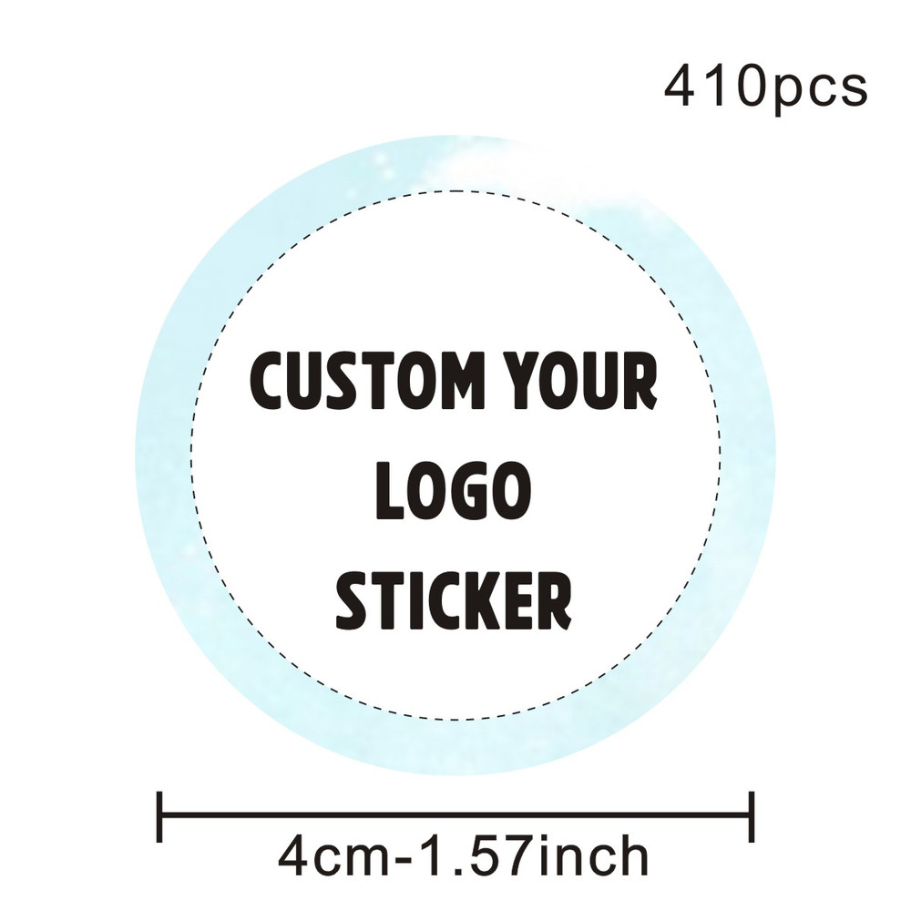 Custom LOGO Stickers White Label/Wedding Packaging sticker design Kraft baking your own name,THANK YOU labels