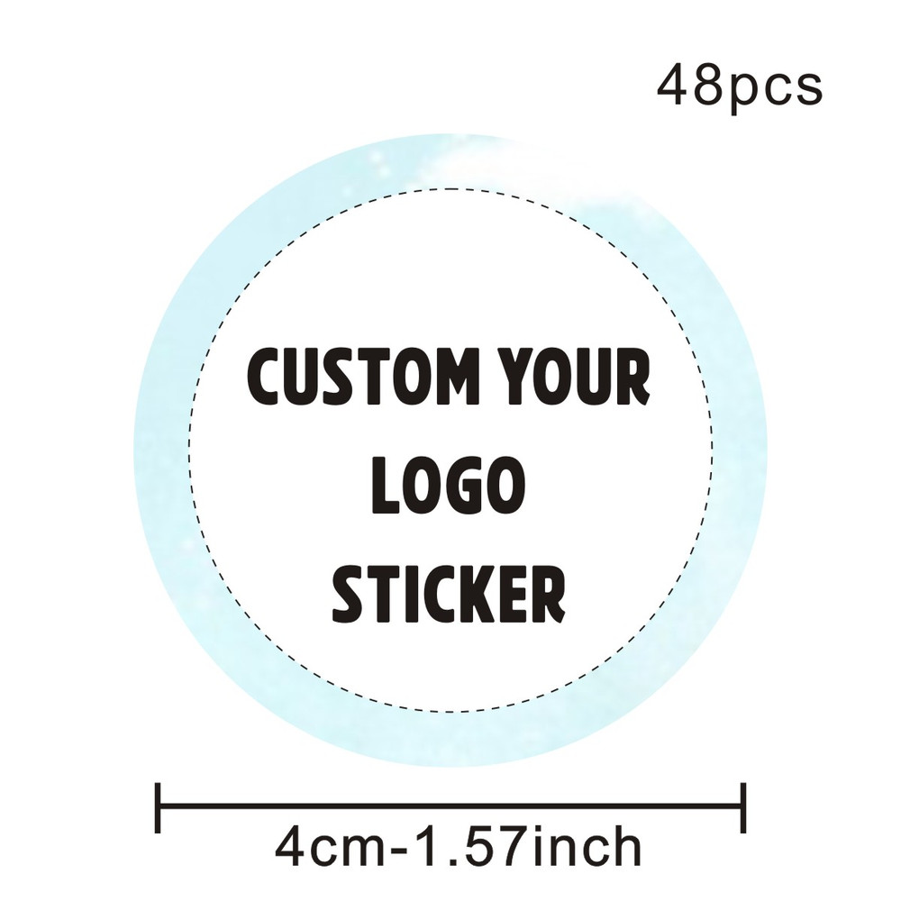 Custom LOGO Stickers White Label/Wedding Packaging sticker design Kraft baking your own name,THANK YOU labels