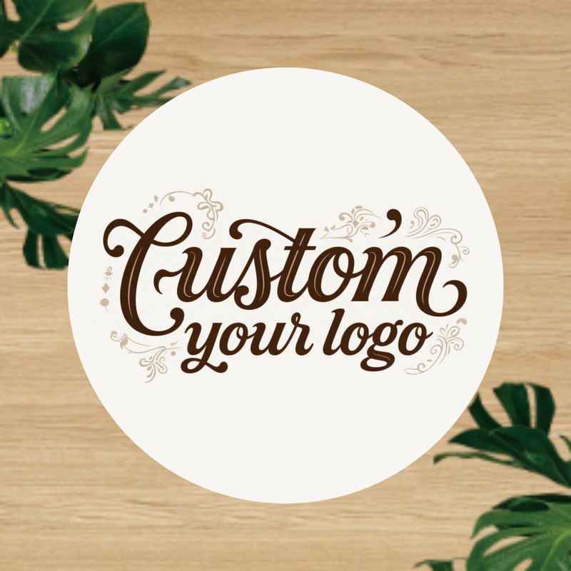 Custom Stickers Round Personalized Stickers Logo Stickers in Personal Design For Communion Labels Company Logo Gift Packaging