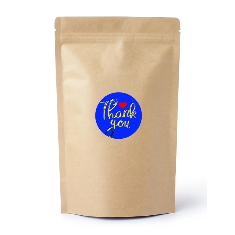 Self-Adhesive Holography Thank You Stickers, Waterproof Labels for Small Business Packaging