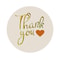 Self-Adhesive Holography Thank You Stickers, Waterproof Labels for Small Business Packaging