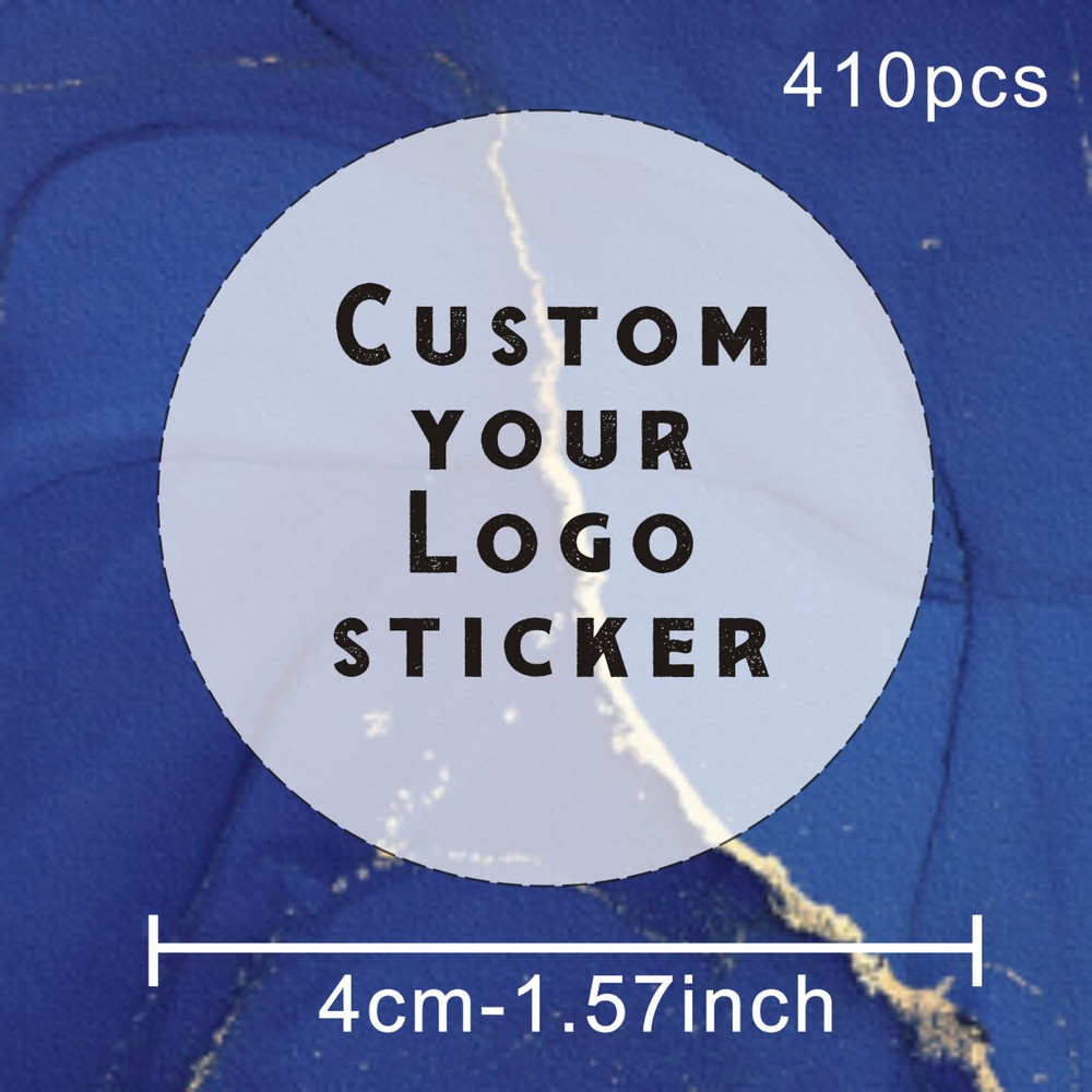 Thank You Labels Personalized, Custom Logo Stickers, Packaging Name Stickers for Wedding, Birthday, Party