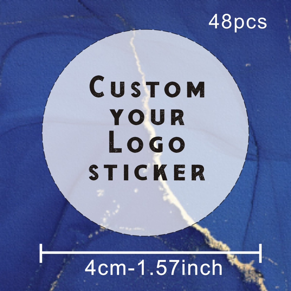 Thank You Labels Personalized, Custom Logo Stickers, Packaging Name Stickers for Wedding, Birthday, Party