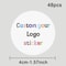 Custom Stickers Logo Thank You Labels Personalized Stickers Packaging Name Party Wedding Birthday Print Your Own Sticker