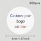 Custom Stickers Logo Thank You Labels Personalized Stickers Packaging Name Party Wedding Birthday Print Your Own Sticker