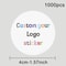 Custom Stickers Logo Thank You Labels Personalized Stickers Packaging Name Party Wedding Birthday Print Your Own Sticker