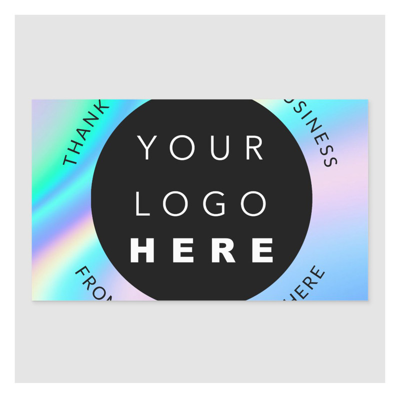 Waterproof Web Holograph Stickers, Custom Logo Name Labels, Candy Gift Box Seal Stickers for Birthday Party Favors