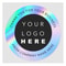 Waterproof Web Holograph Stickers, Custom Logo Name Labels, Candy Gift Box Seal Stickers for Birthday Party Favors