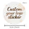 Customized Logo Labels, Personalised Stickers for Wedding Birthday Baptism, Custom Packaging Print Your Own Stickers