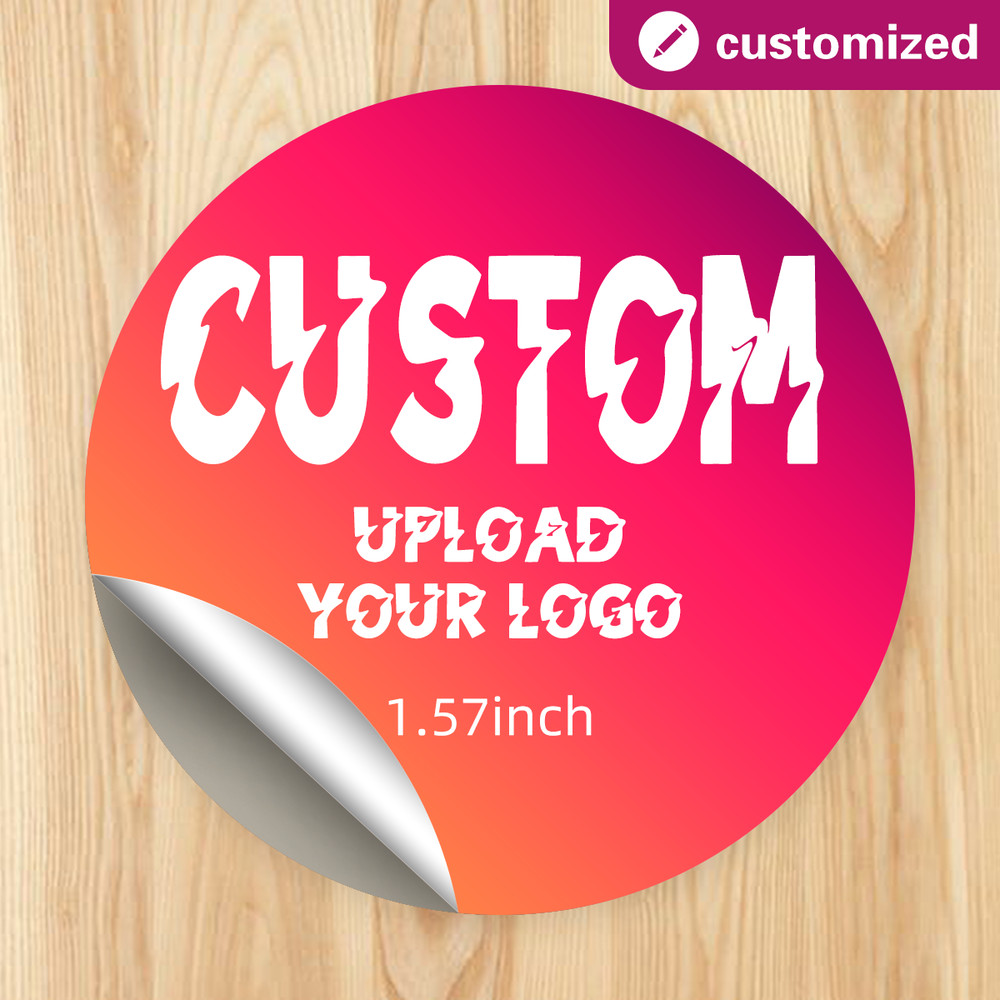 Customized Logo Stickers, Personalized Stickers, Design Your Own Stickers, Custom Sticker for Wedding and Business Use