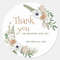Personalized Round Circle Label Stickers, 96Pcs Custom Name Date Thank You Stickers, Bridal Shower Party Favors