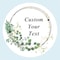 Custom Name Date Thank You Stickers, Personalized Round Circle Label Stickers, Party Favor Labels for Bridal Shower Gift