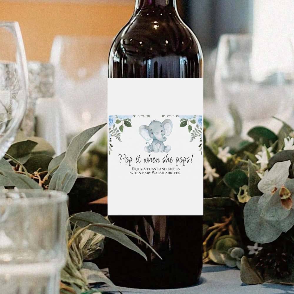 Wine Labels and Custom Bottle Stickers, Personalized Packaging for Baptism, Weddings, Birthdays, and Holiday Gifts