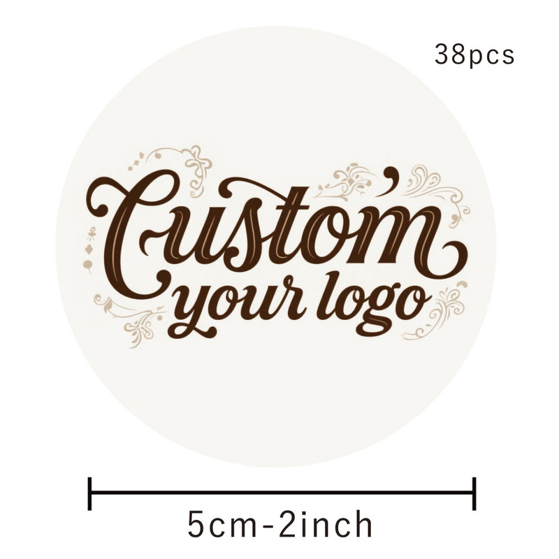 Personalized Stickers Logo, Custom Stickers Round, For Communion Labels, Company Logo Gift Packaging, Stickers in Person
