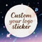 Customized Logo Labels, Custom Stickers for Wedding Birthday Baptism, Personalized Packaging Stickers