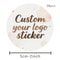 Customized Logo Labels, Custom Stickers for Wedding Birthday Baptism, Personalized Packaging Stickers