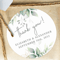 Personalized Thank You Circular Stickers, Customized Wedding Gift Labels for Favors and Decorations