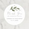 Personalized Thank You Circular Stickers, Customized Wedding Gift Labels for Favors and Decorations