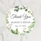 Personalized Thank You Circular Stickers, Customized Wedding Gift Labels for Favors and Decorations