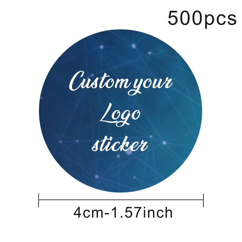 Customized Logo Stickers, Personalize Stickers for Wedding Birthday Baptism, DIY Custom Stickers, Create Your Own Logo