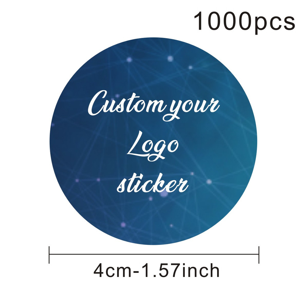 Customized Logo Stickers, Personalize Stickers for Wedding Birthday Baptism, DIY Custom Stickers, Create Your Own Logo