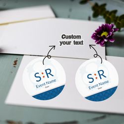 personalized stickers, custom labels for weddings, birthdays, christmas, baptisms, anniversaries, thank you cards