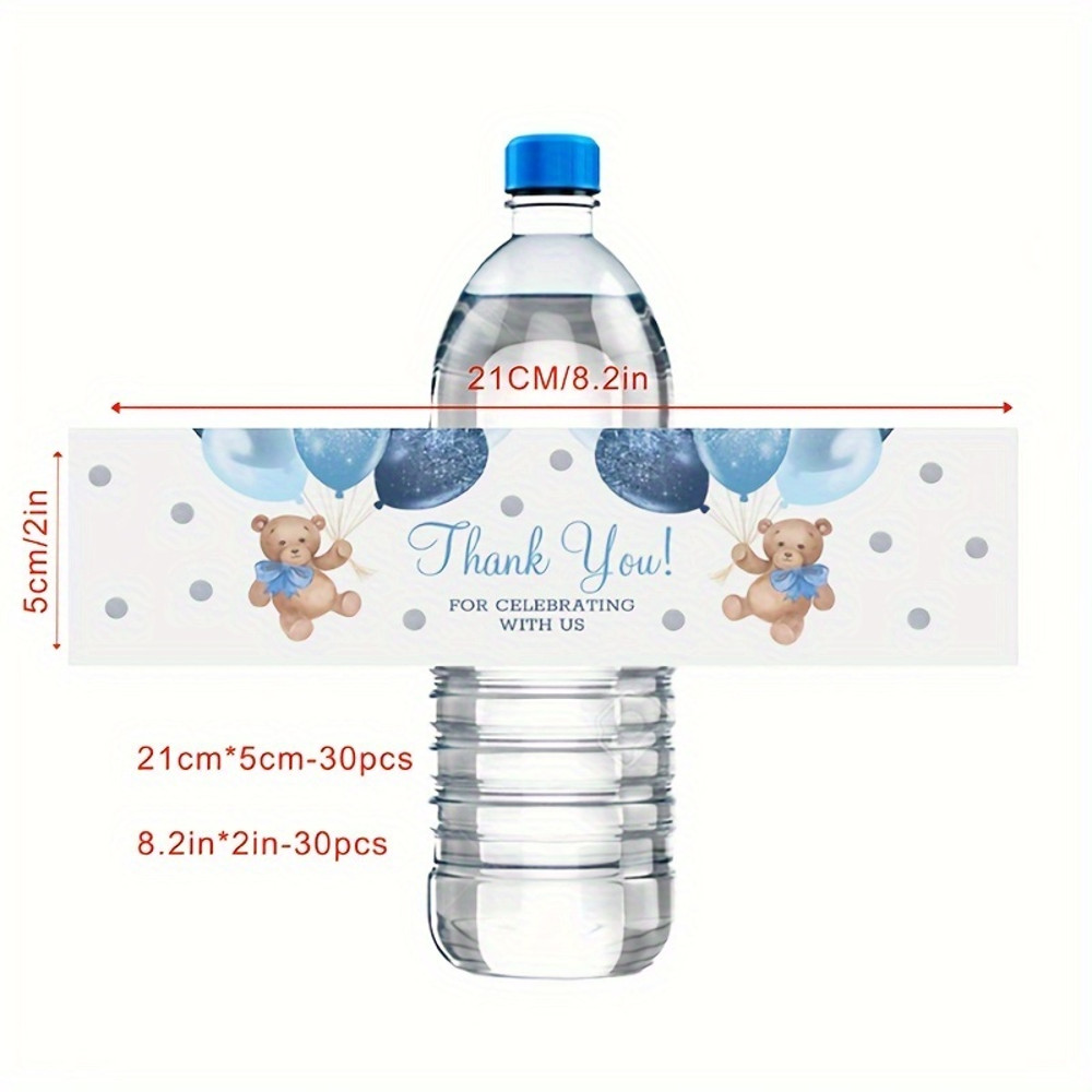 Modern Wedding Water Bottle Label, Customizable Photo Bottle Stickers, Personalized Wedding Drink Labels, Stylish Party