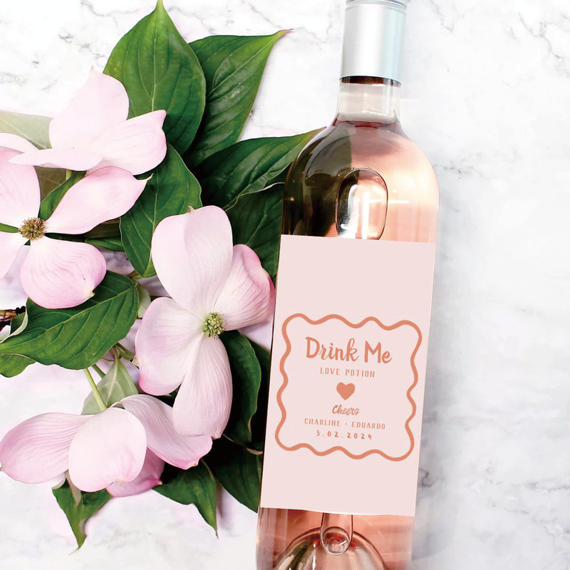 Personalized Bottle Packaging Stickers, Custom Labels with Any Text, Ideal for Events, Gifts, or Branding