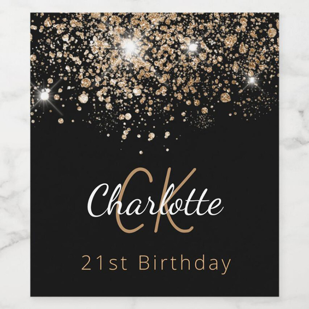 Personalized Bottle Packaging Stickers, Custom Labels with Any Text, Ideal for Events, Gifts, or Branding