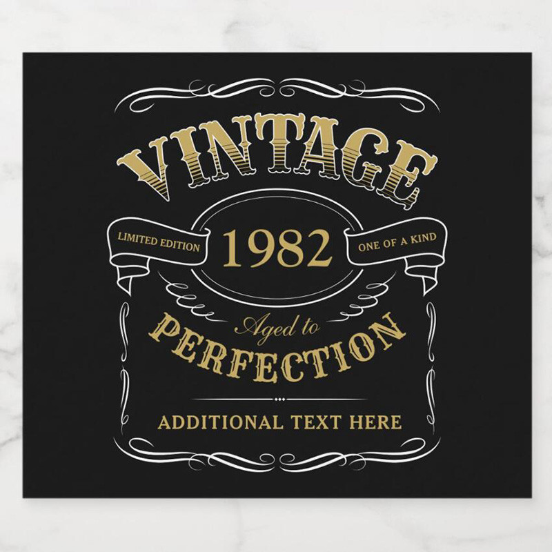 Personalized Bottle Packaging Stickers, Custom Labels with Any Text, Ideal for Events, Gifts, or Branding