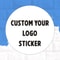Customized Logo Stickers, DIY Your Own Logo, Wedding Birthday Baptism Stickers, Custom and Personalized Stickers