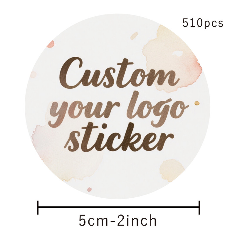 Personalized Custom Stickers with Logo, Thank You Stickers for Business, Custom Packaging Labels for Small Shops