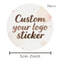 Personalized Custom Stickers with Logo, Thank You Stickers for Business, Custom Packaging Labels for Small Shops