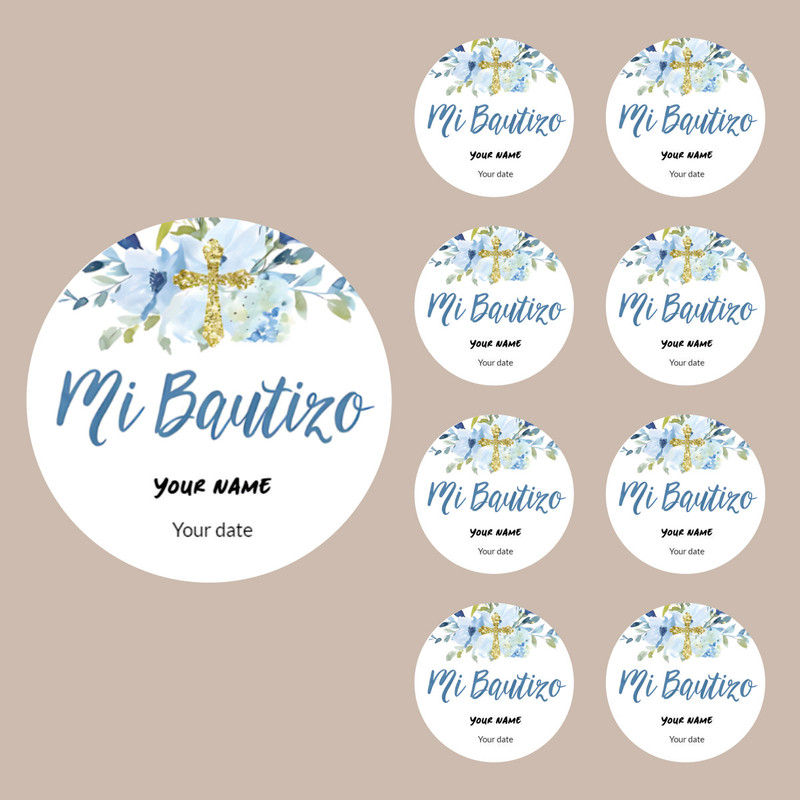 Personalized Circular Stickers, Custom Wedding Stickers, Bridal Gifts, Thank You Stickers, Custom Name and Date