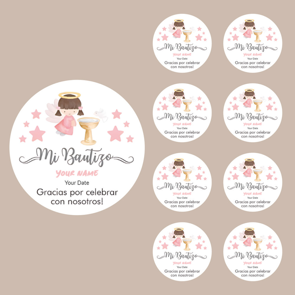 Personalized Circular Stickers, Custom Wedding Stickers, Bridal Gifts, Thank You Stickers, Custom Name and Date