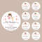 Personalized Circular Stickers, Custom Wedding Stickers, Bridal Gifts, Thank You Stickers, Custom Name and Date