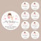 Personalized Circular Stickers, Custom Wedding Stickers, Bridal Gifts, Thank You Stickers, Custom Name and Date