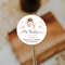 Personalized Circular Stickers, Custom Wedding Stickers, Bridal Gifts, Thank You Stickers, Custom Name and Date