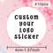 Personalized Stickers, Custom Stickers, Print Your Own Sticker, Thank You Labels, Wedding Party Birthday, Packaging Name