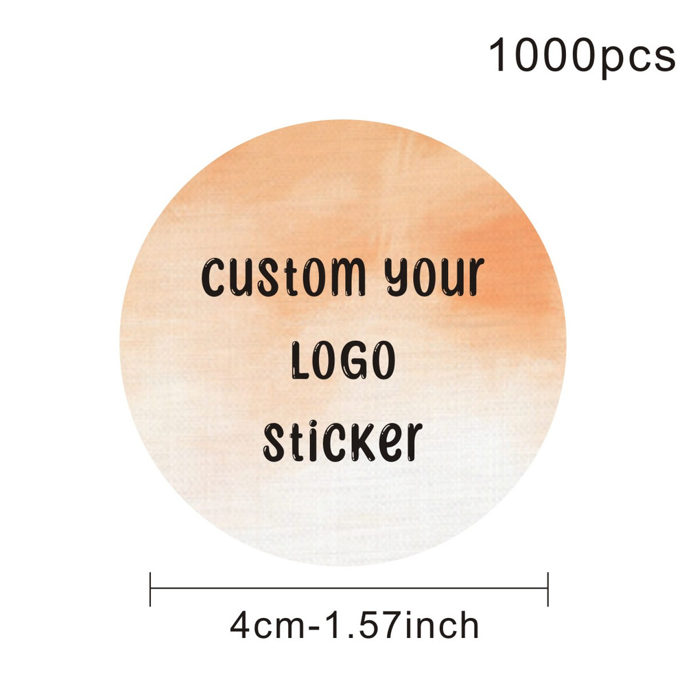 Personalized Stickers, Custom Stickers Logo, Thank You Labels, Party Packaging Name, Print Your Own Sticker