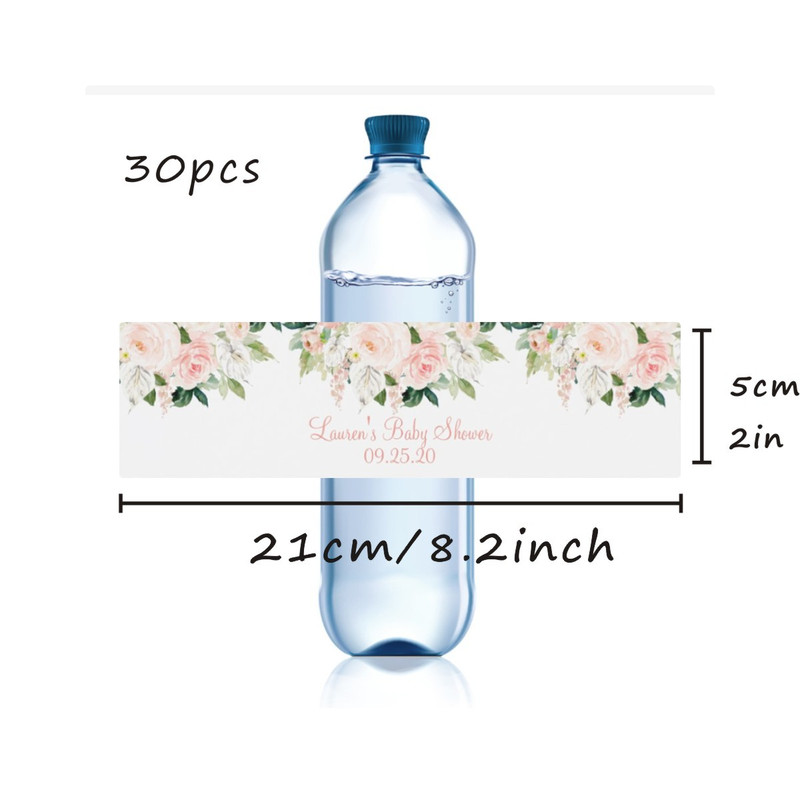 Custom Wedding Water Bottle Label Printable Wedding Water Bottle Stickers, Personalized Minimalist Wedding Sticker
