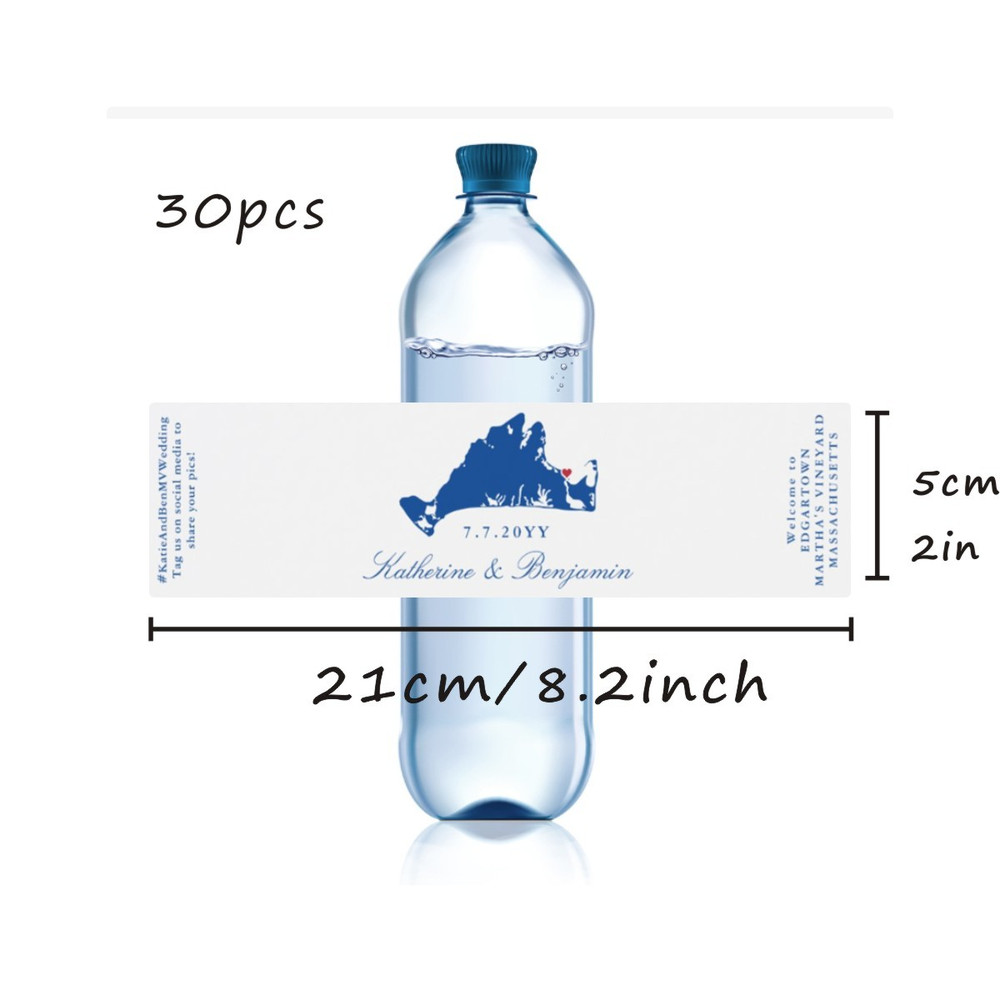 Custom Wedding Water Bottle Label Printable Wedding Water Bottle Stickers, Personalized Minimalist Wedding Sticker