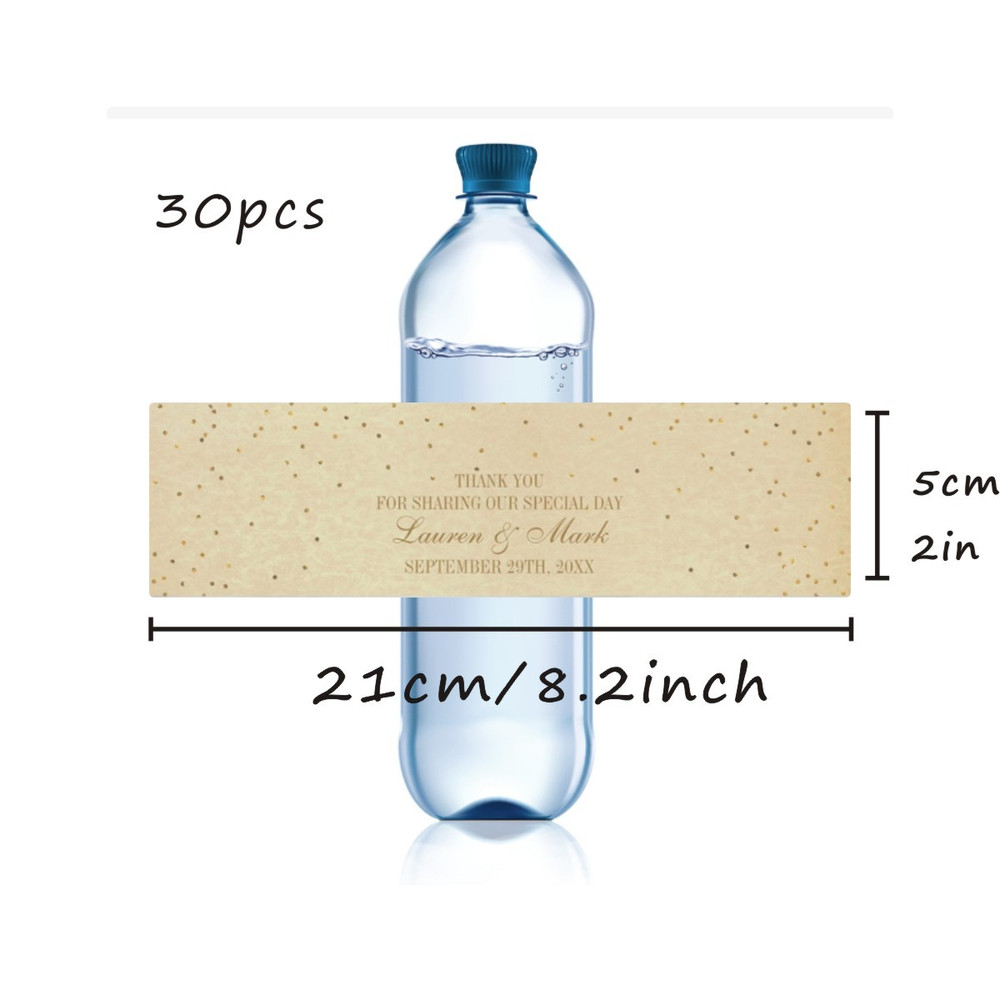 Custom Wedding Water Bottle Label Printable Wedding Water Bottle Stickers, Personalized Minimalist Wedding Sticker