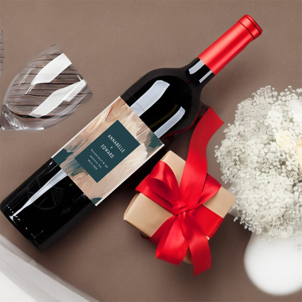 30pcs Custom Wedding Wine Labels Stickers Personalized Engagement Birthday Party Bride Shower Wine Bottle Label Stickers