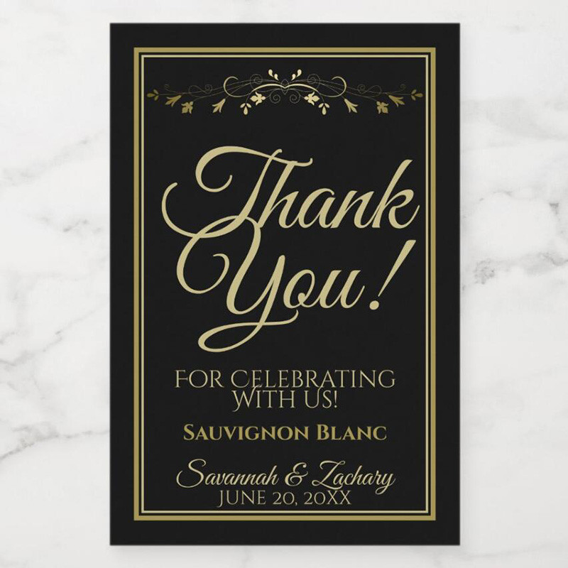 Personalized Decoration Customized Photo Bottle Stickers, Creative Gift Ideas with Custom Text