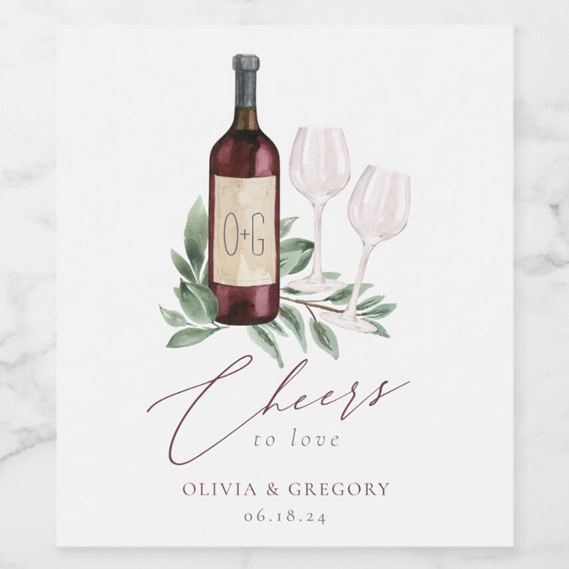 Personalized Decoration Customized Photo Bottle Stickers, Creative Gift Ideas with Custom Text