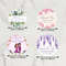 Thank You Circular Stickers, Customized Wedding Labels, Personalized Gifts for Weddings, Birthdays, Baptisms