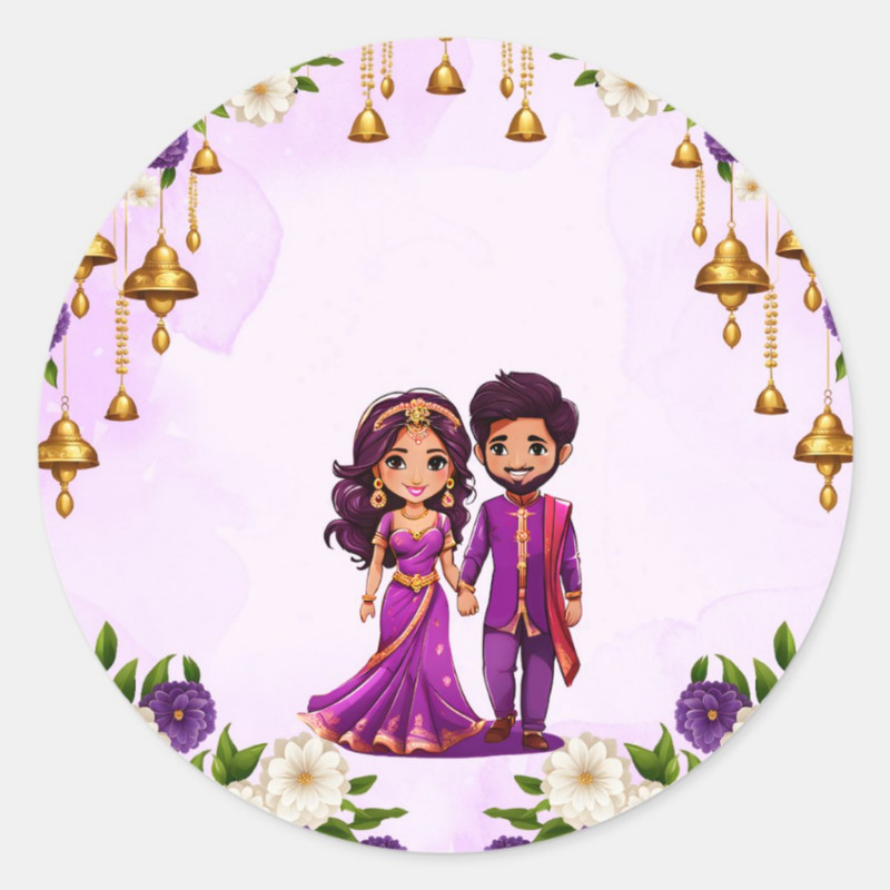 Thank You Circular Stickers, Customized Wedding Labels, Personalized Gifts for Weddings, Birthdays, Baptisms
