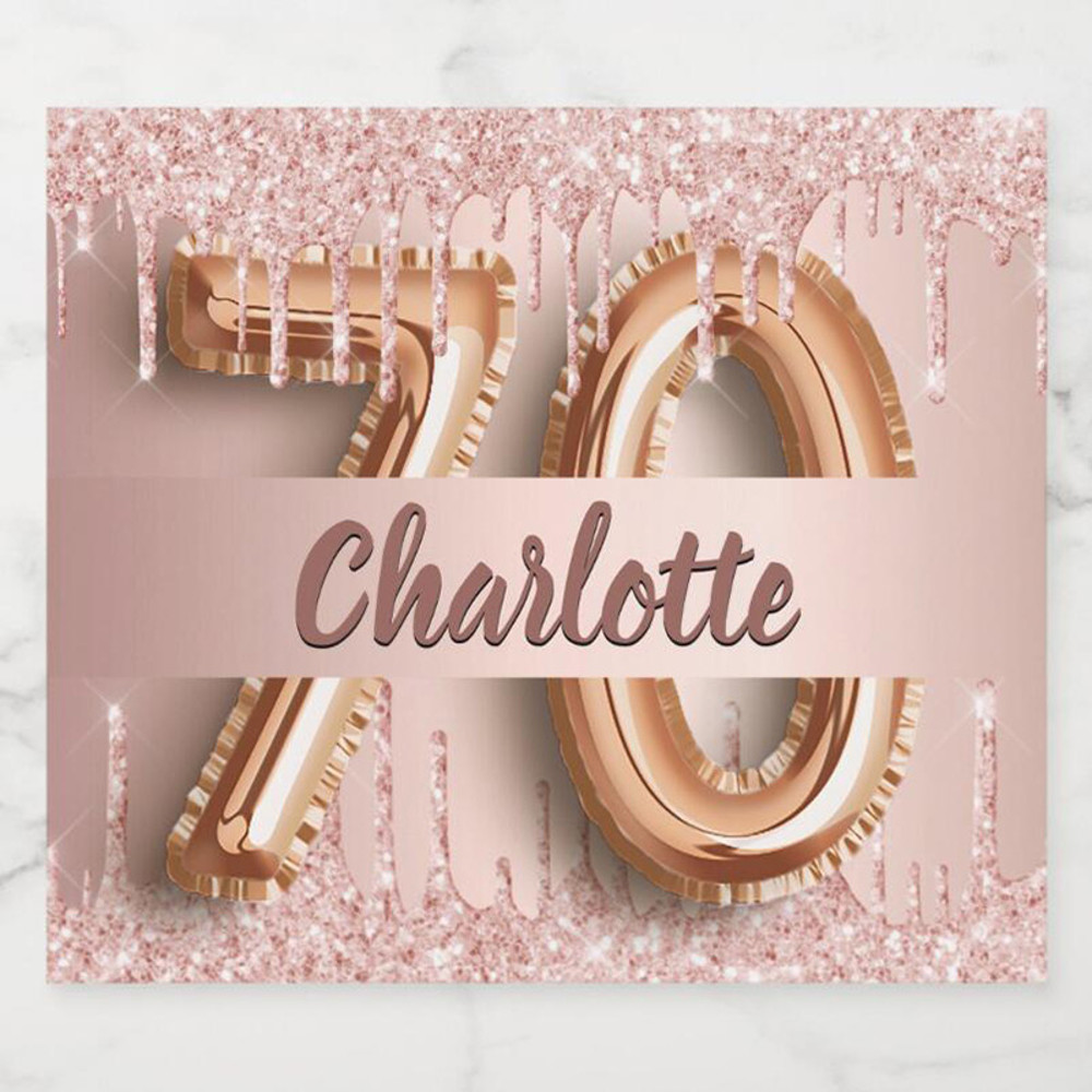 Bottle Packaging Stickers, Custom Labels with Any Text, Perfect for Party, Event, or Gift Packaging