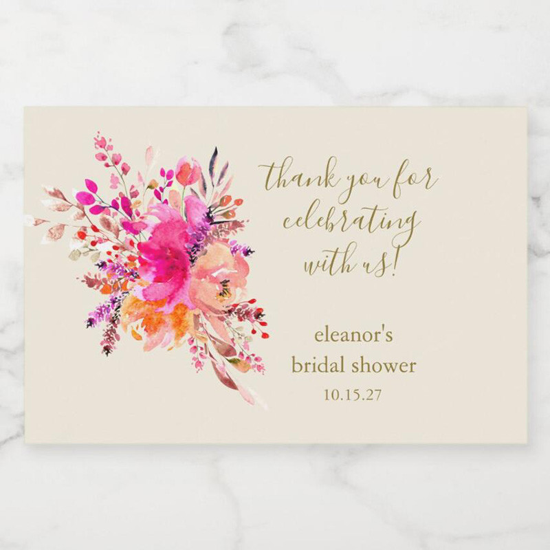 Bottle Packaging Stickers, Custom Labels with Any Text, Perfect for Party, Event, or Gift Packaging